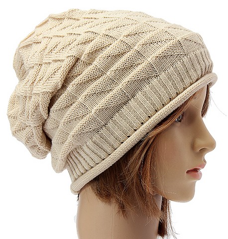 Hipster Men's and Women's Knit Beanie Oversized Slouch Hat